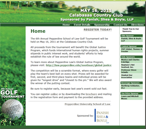 Pepperdine School of Law Golf Tournament